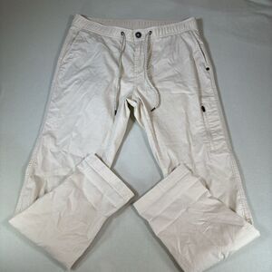 Vuori Women's Ripstop Pants Beige Outdoor Size M Drawstrings